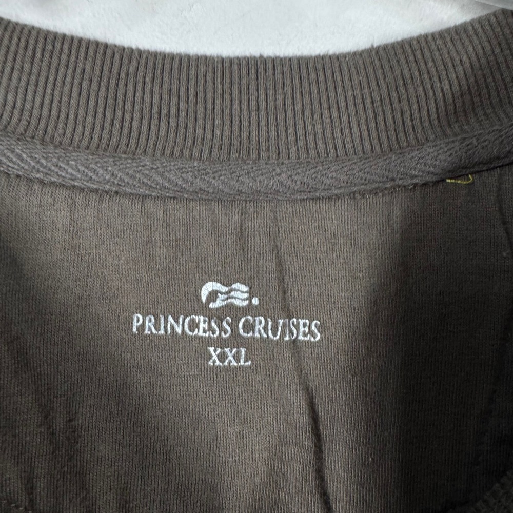 Princess Cruises Mens XXL Canada New England Thermal Waffle Knit Shirt Brown - Picture 3 of 16